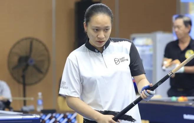 당구 선수 Duong Yen Vi는 2025년 전국컵 여자 포켓 9볼 종목에서 우승했습니다. 사진: 세계 포켓 연맹 WPA