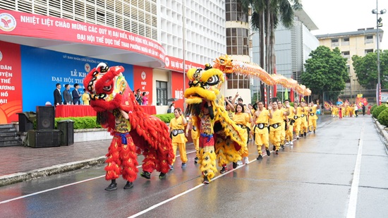 Nghia Do Ward opens the First Sports Festival in 2025. Photo: Minh Hanh