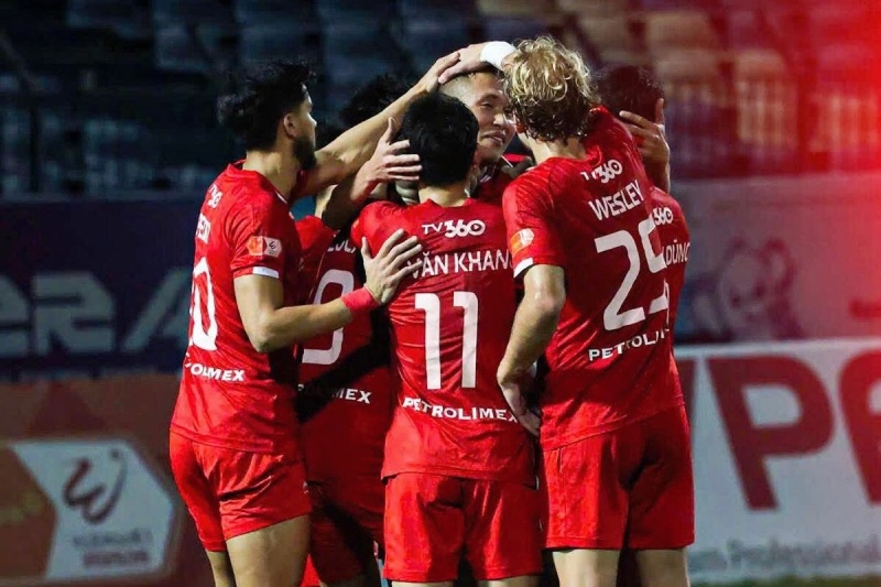 The Cong Viettel is in 3rd place in the V.League rankings. Photo: TCVT