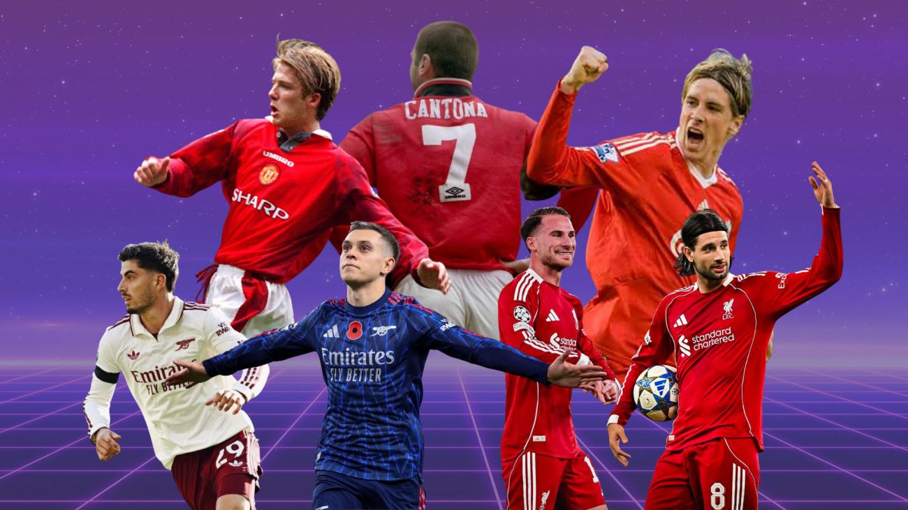 Players wearing long-sleeved jerseys are an interesting image in the Premier League. Graphics: Le Vinh