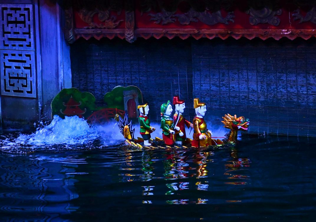 An impressive performance by Thang Long puppetry Theater. Photo: Viet Van