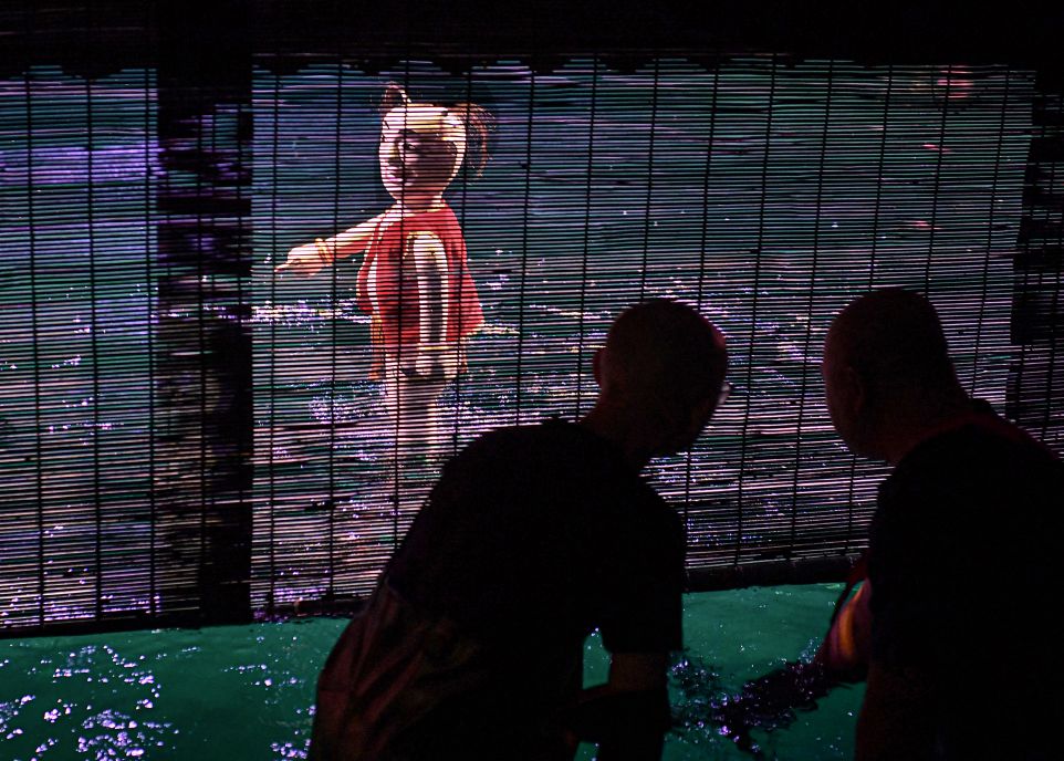 Con roi buoc ra anh sang, con nghe nhan lang le trong bong toi. Anh: Viet Van