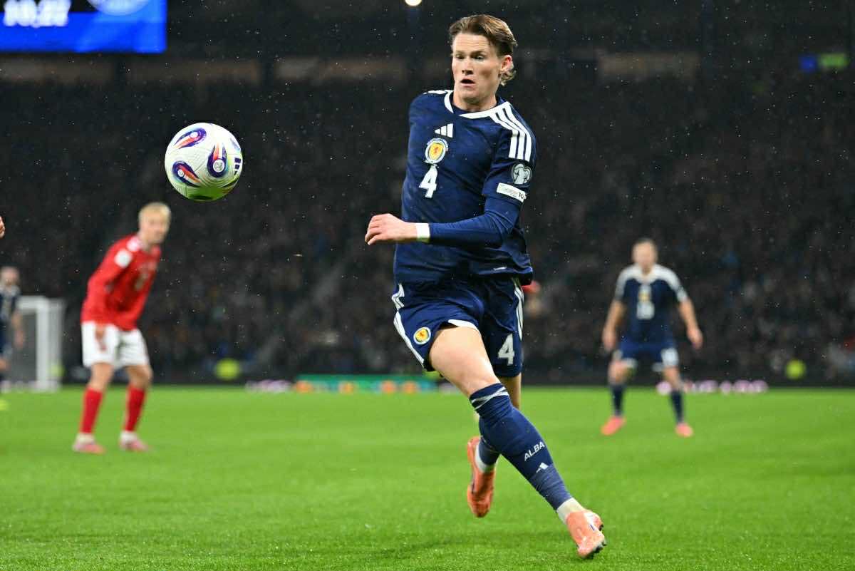 McTominay se esta convirtiendo en un pilar de la seleccion escocesa y el Napoli. Foto: AFP