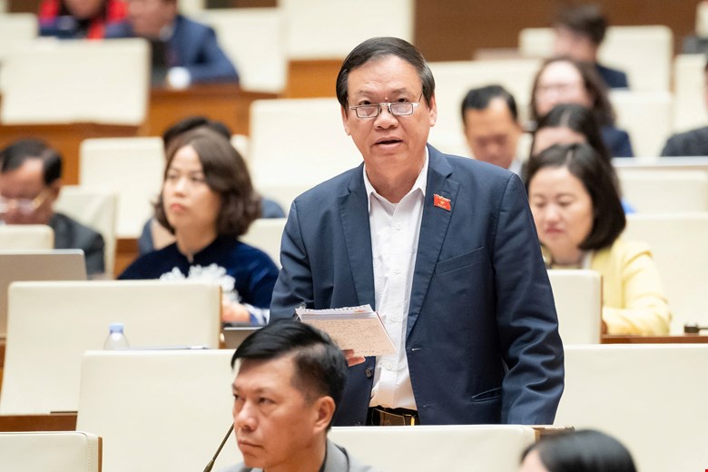 National Assembly delegate Vu Trong Kim spoke out about the case of a teacher who was sentenced to 3 years in prison. Photo: Quochoi.vn