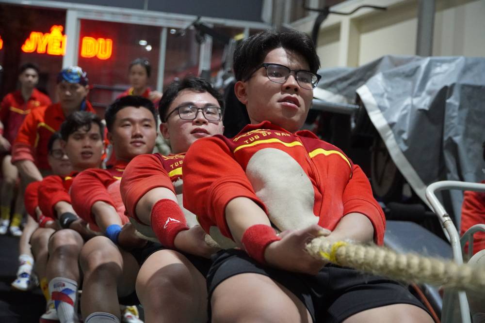 SEA 게임 33을 향한 줄다리기 대표팀의 특별한 여정 사진: 타이 바오.