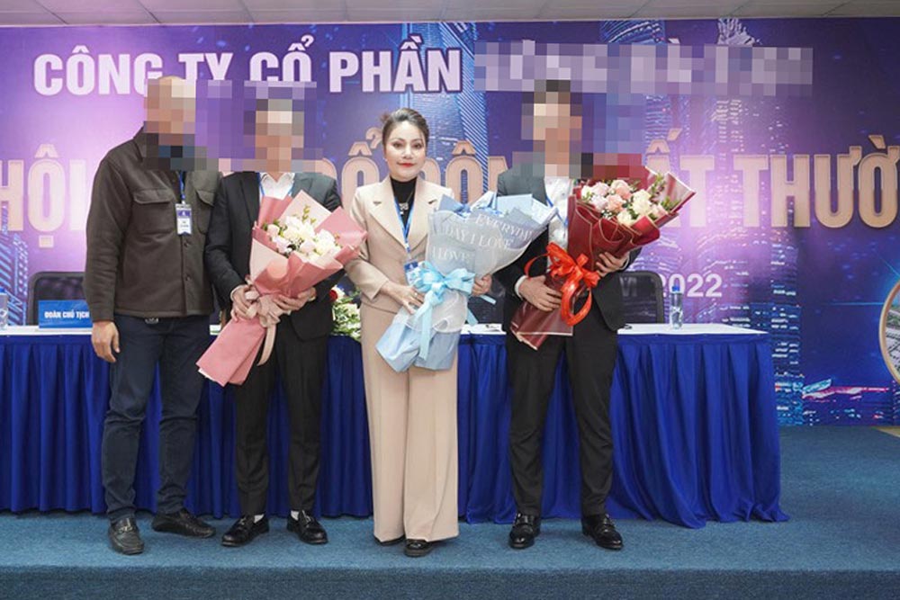 Bà chủ bất động sản Nhật Nam khi chưa bị khởi tố. Ảnh: Công ty Cổ phần Sông Đà 1.01