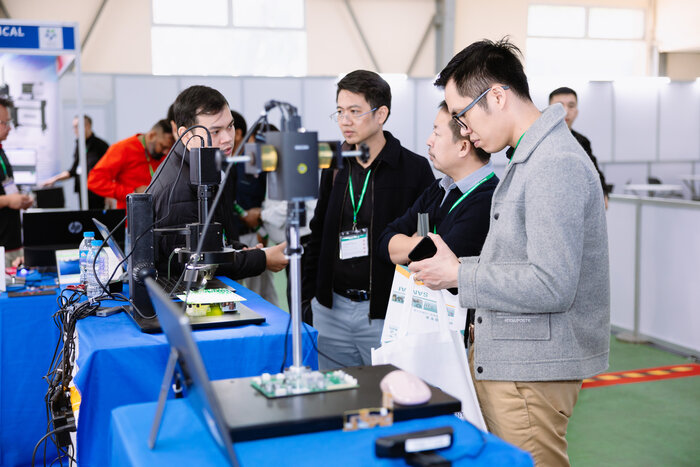 Su kien GEIMS Viet Nam 2025 thu hut nhieu doanh nghiep quan tam. Anh: Anh Tuan