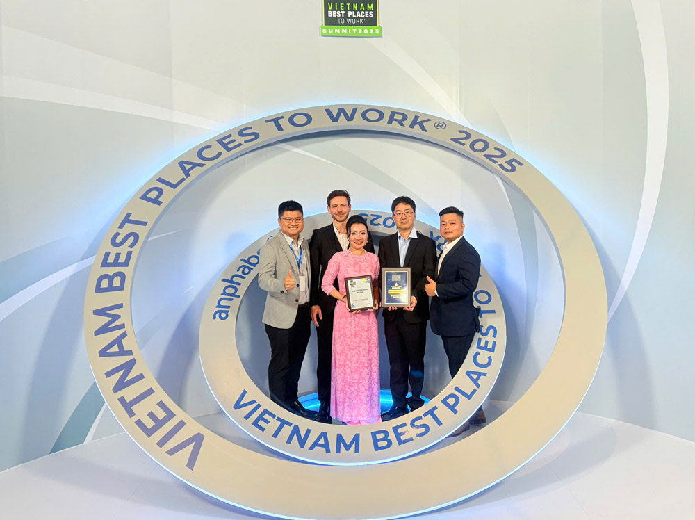 Representative of Schaeffler at the Vietnam Best Places to Work Conference 2025. Photo: Provided by the enterprise