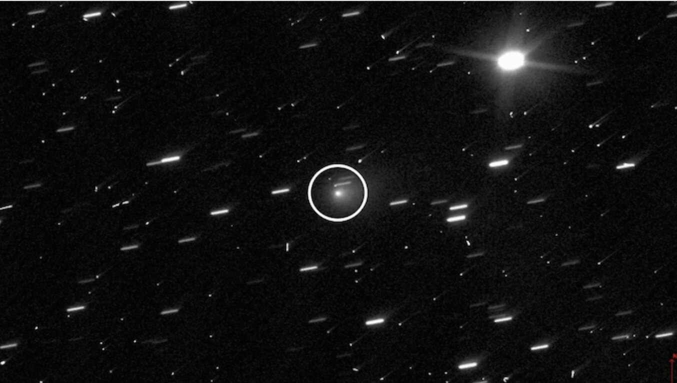 The 3I/ATLAS inter-star brock was captured by the Hubble Space Tenses. Photo: NASA