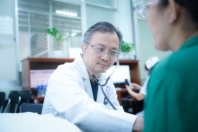 The patient was saved by the doctor and his health is gradually stabilizing. Photo: BVCC