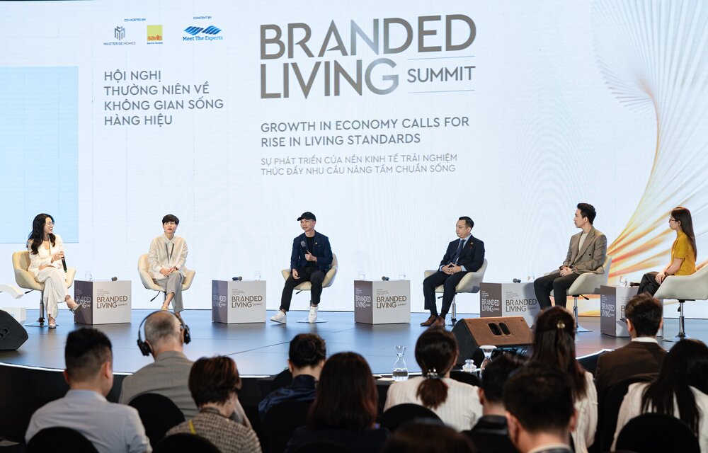 Branded Living Summit 2025 - Hoi nghi thuong nien dau tien tai Viet Nam ve khong gian song hang hieu do Masterise Homes khoi xuong. Ảnh: Masterise Homes
