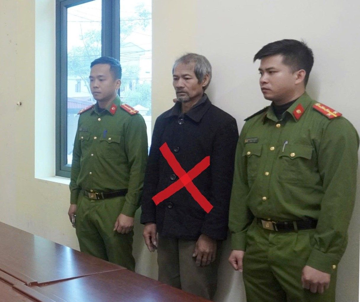 Sujet Hoang Kim Cong. Photo : Police de la ville de Haiphong