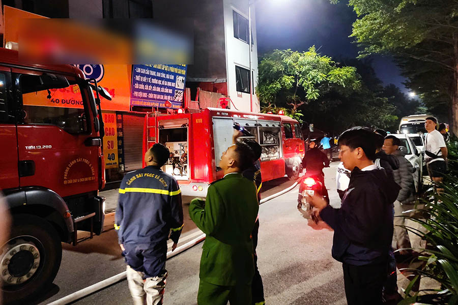 Luc luong chuc nang nhanh chong co mat tai hien truong. Anh: Thanh Tien