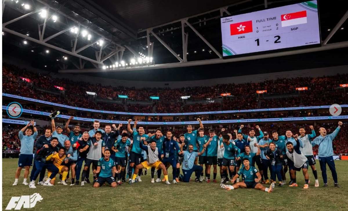 Singapore qualified for the 2027 Asian Cup with impressive results. Photo: Taken from the FAS homepage