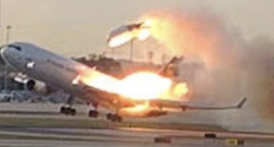 The US MD-11 cargo plane crashed while takeoff. Photo: NTSB