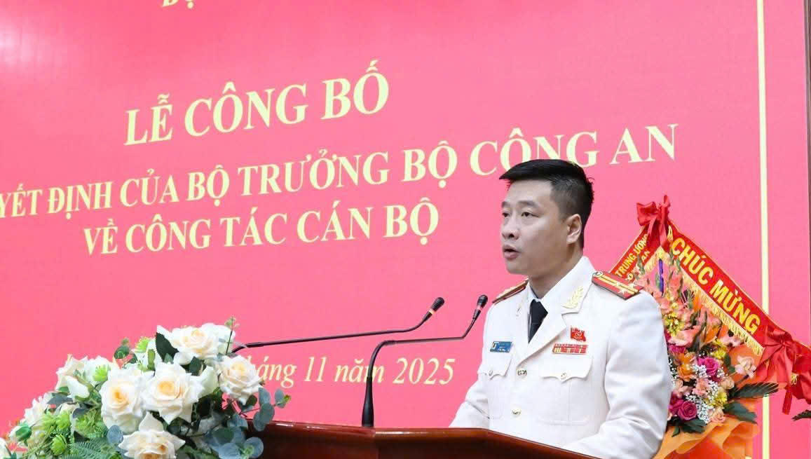 Lieutenant Colonel Vu Thanh Tung - Deputy Director of the Department of Investigation Police on Corruption, Economic Crimes, and Smuggling (C03 - Ministry of Public Security) holds the position of Director of Lang Son Provincial Police. Photo: Thanh Binh