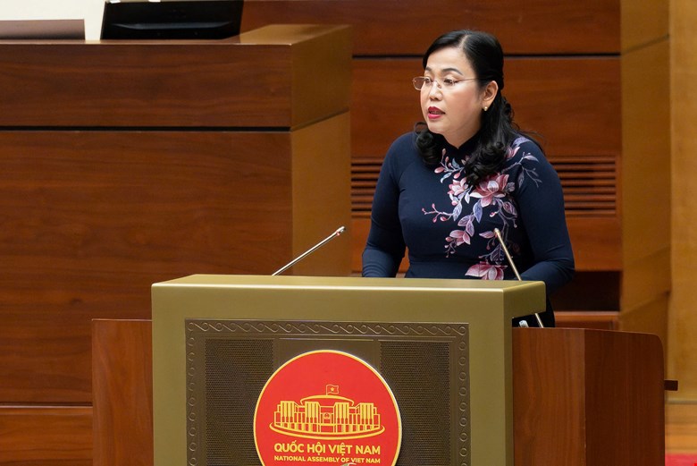 Chairman of the Committee for Science, Technology and Environment Nguyen Thanh Hai proposed to add a regulation prohibiting the use of AI to manipulate elections or cause political disturbances and incite national security. Photo: Quochoi.vn