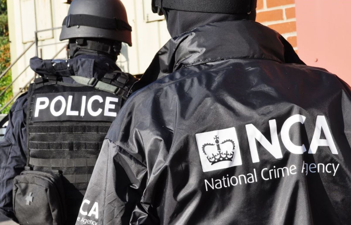 Police and law enforcement of the UK National Crime Prevention Agency (NCA). Photo: NCA