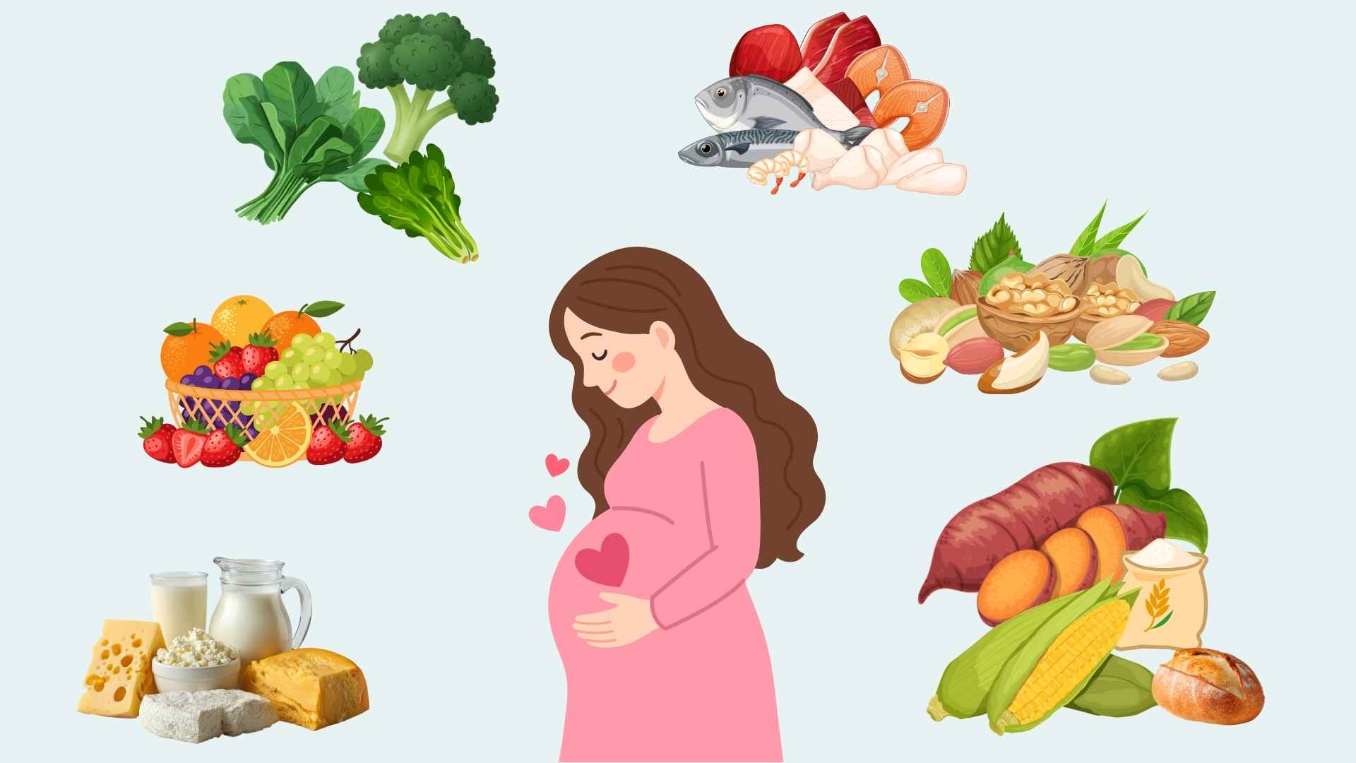 Pregnant mothers' eating preferences can directly affect their baby's feelings, helping to form postpartum eating habits. Graphic photo: Hoang Loc