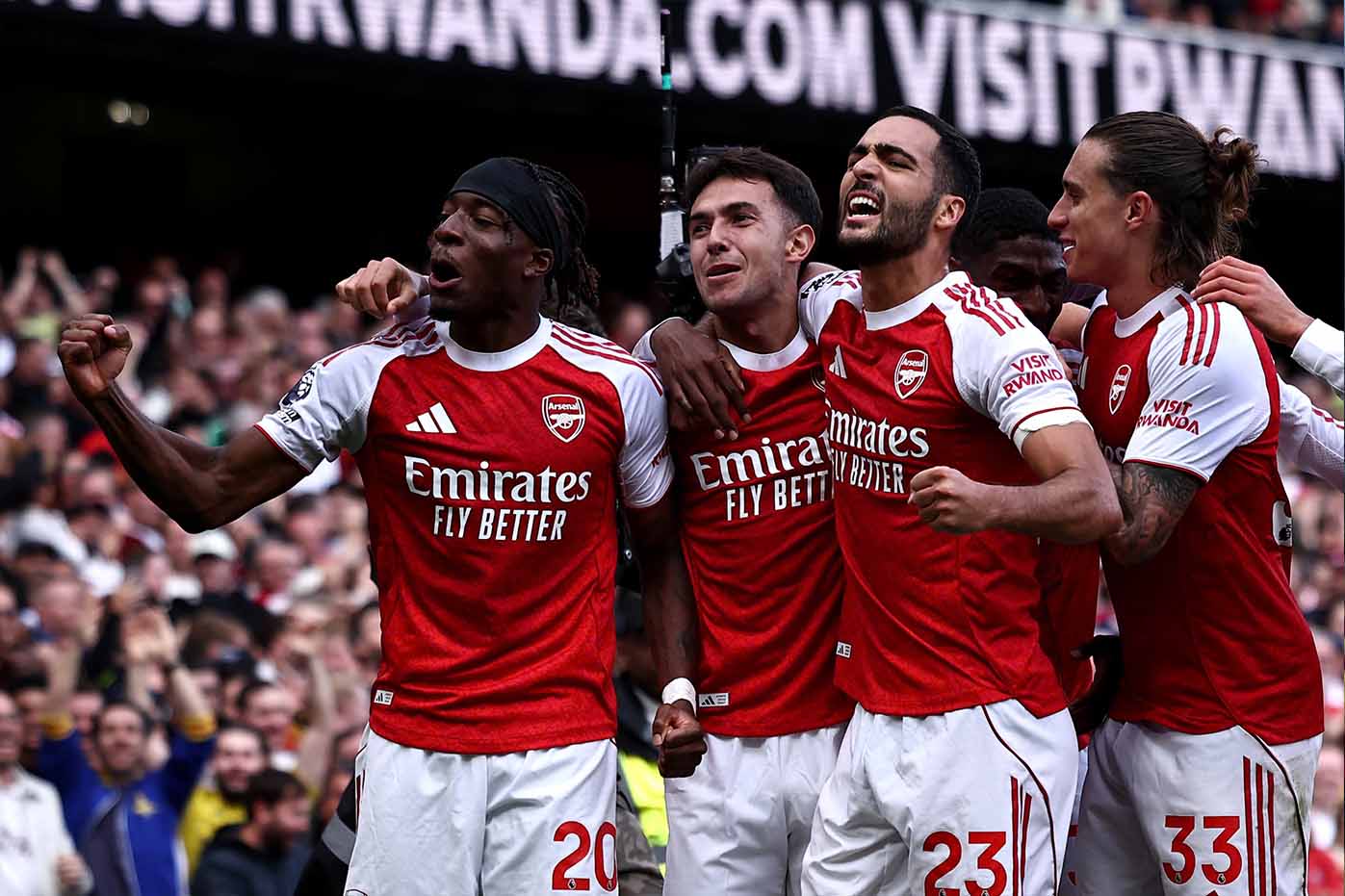 El Arsenal sigue manteniendo el primer puesto de la tabla despues de 11 jornadas. Foto: AFP