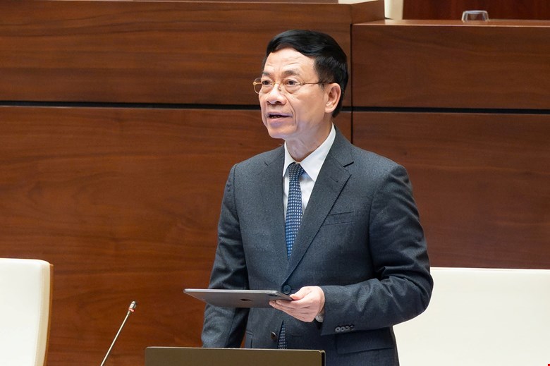 Minister of Science and Technology Nguyen Manh Hung. Photo: Quochoi.vn