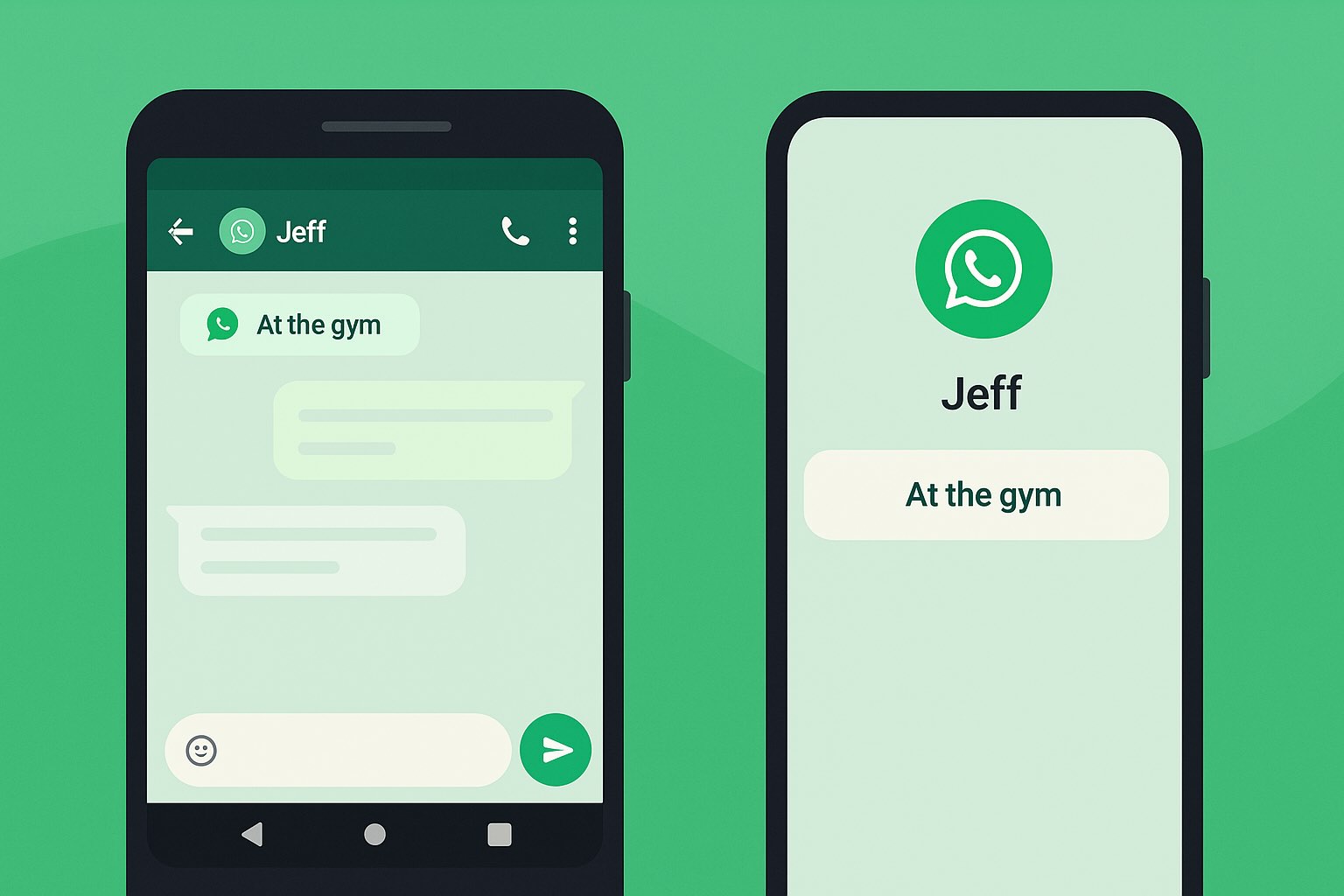 WhatsApp dua tro lai tinh nang trang thai dang van ban ngan. Do hoa: Hao Thien