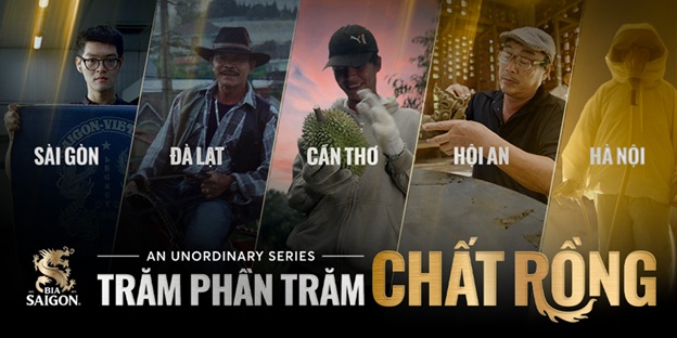 Chien dich “Tram Phan Tram Chat Rong” cua Bia Saigon duoc ghi nhan nho cach the hien van hoa Viet moi me va giau ban sac. Anh: SAB
