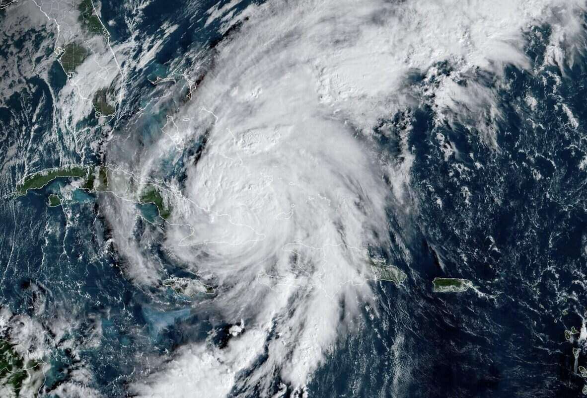 Satellite image of super typhoon Melissa on October 29. Photo: NOAA