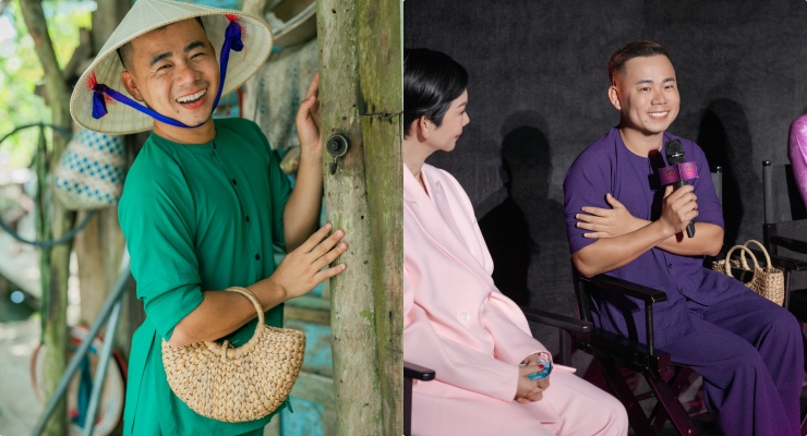 Thuy Lieuは映画「Cuoi vo cho cha」に出演しています。写真:映画スタッフ.