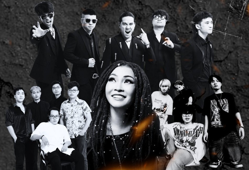 The program gathered a large number of artists: Singer Phuong Thanh, Ngu Cung band, Mun Go, Ciggarats... Photo: Organizing Committee