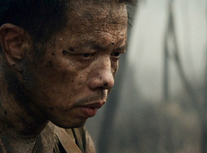 Actor million-dollar Thai Hoa in the movie "Tunnel: the sun in the dark". Photo: Producer