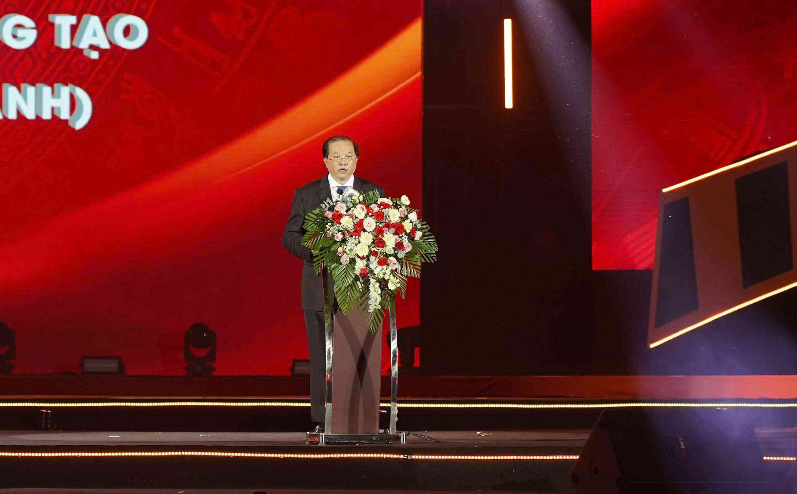 Ong Ta Quang Dong - Thu truong Bo Van hoa, The thao va Du lich phat bieu. Anh: Mai Anh.