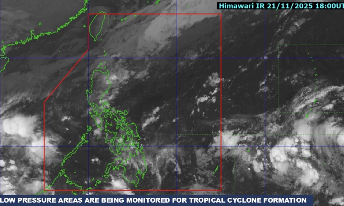 The new low pressure is forecast to appear in the Philippines from November 22 and is likely to strengthen into a storm. Photo: PAGASA