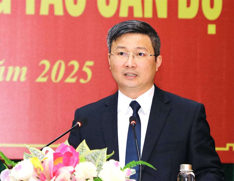 Ong Le Van Cuong - tan Chanh Thanh tra tinh Ninh Binh. Anh: Dieu Anh