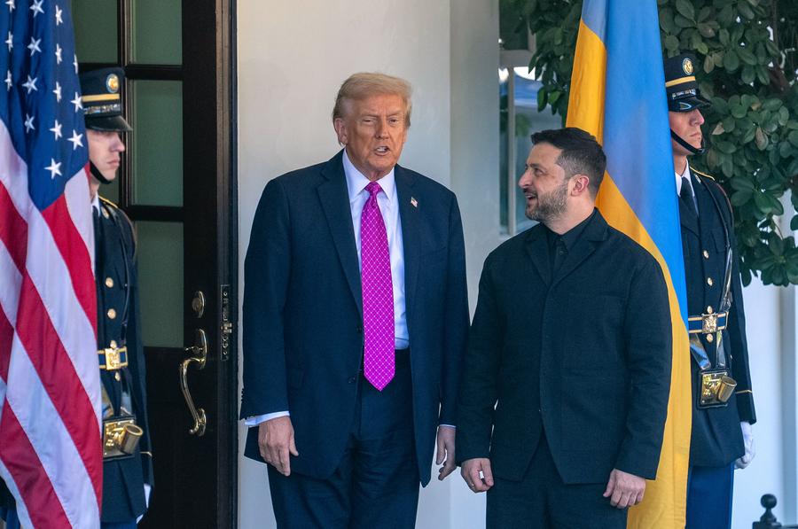 US President Donald Trump and Ukrainian President Volodymyr Zelensky. Photo: Xinhua
