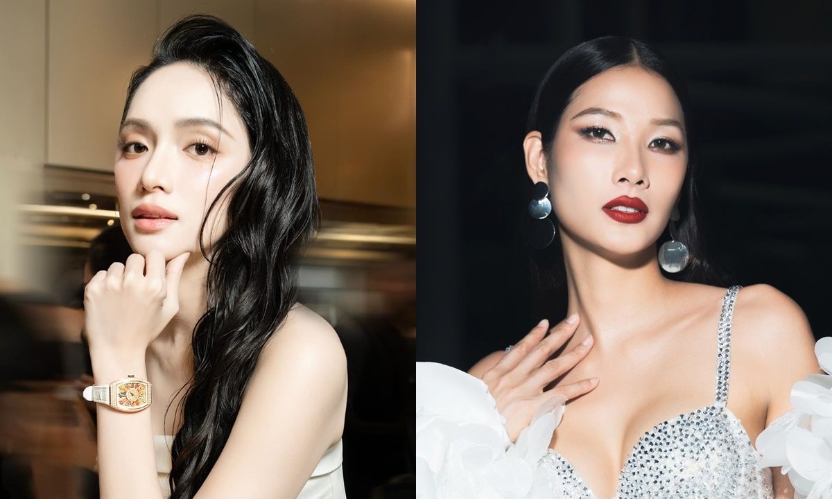 Huong Giang and Hoang Thuy. Photo: MU Vietnam.