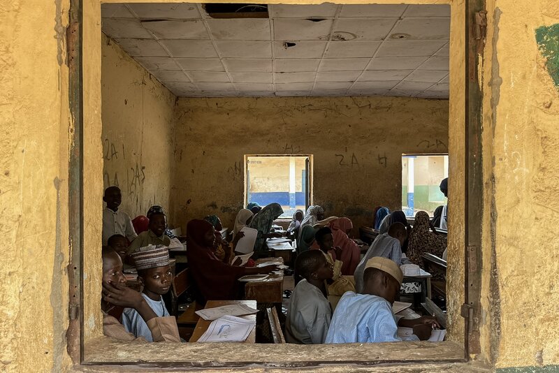 Students in a classroom in Nigeria. Photo: AFP