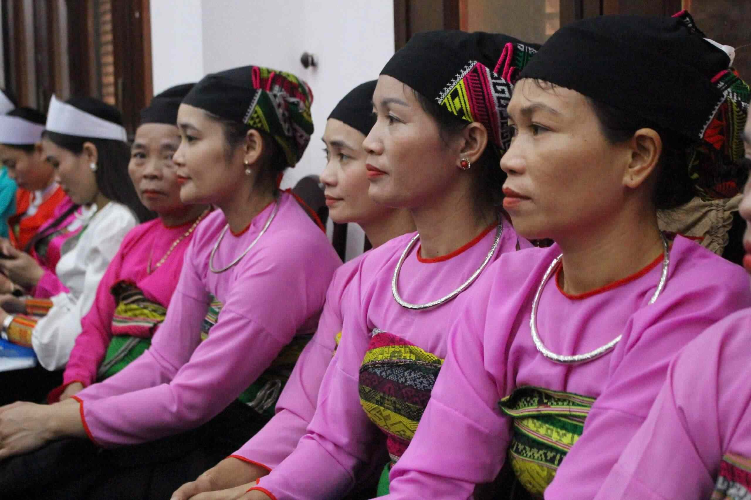 Dong bao dan toc Muong o Thanh Hoa tham du hoi thao. Anh: Le Tuyen