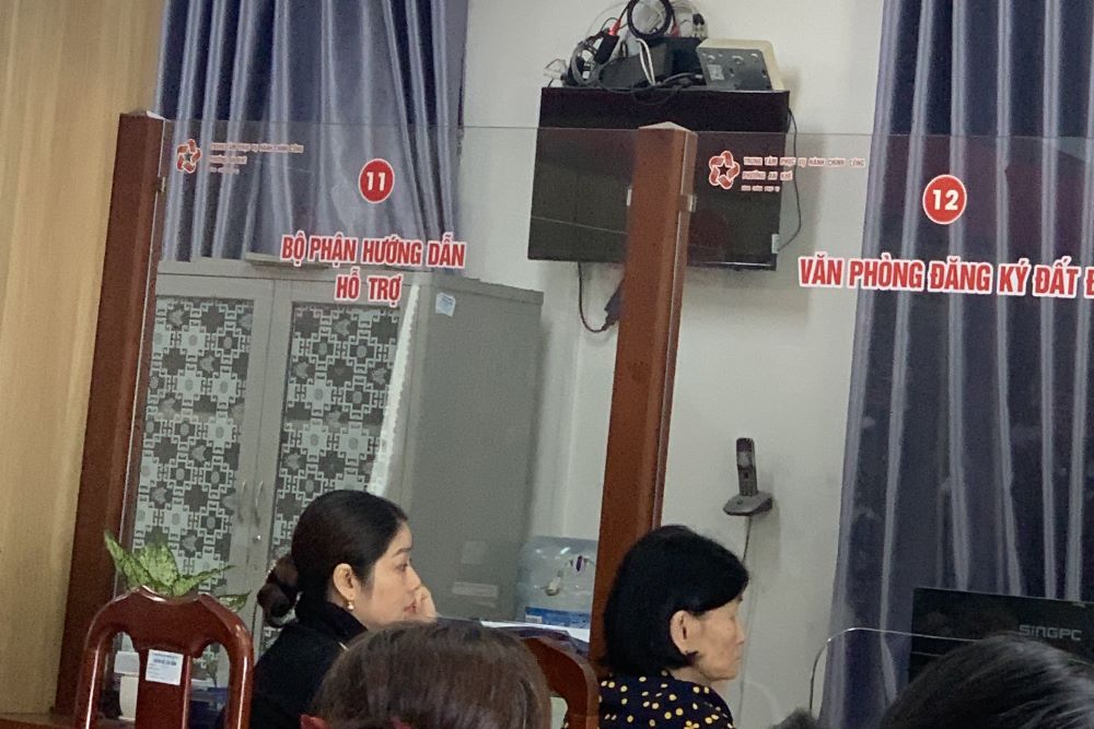 Da Nang corrige la situation des files d'attente de dossiers fonciers dans le quartier d'An Khe. Photo : Fournie par les habitants