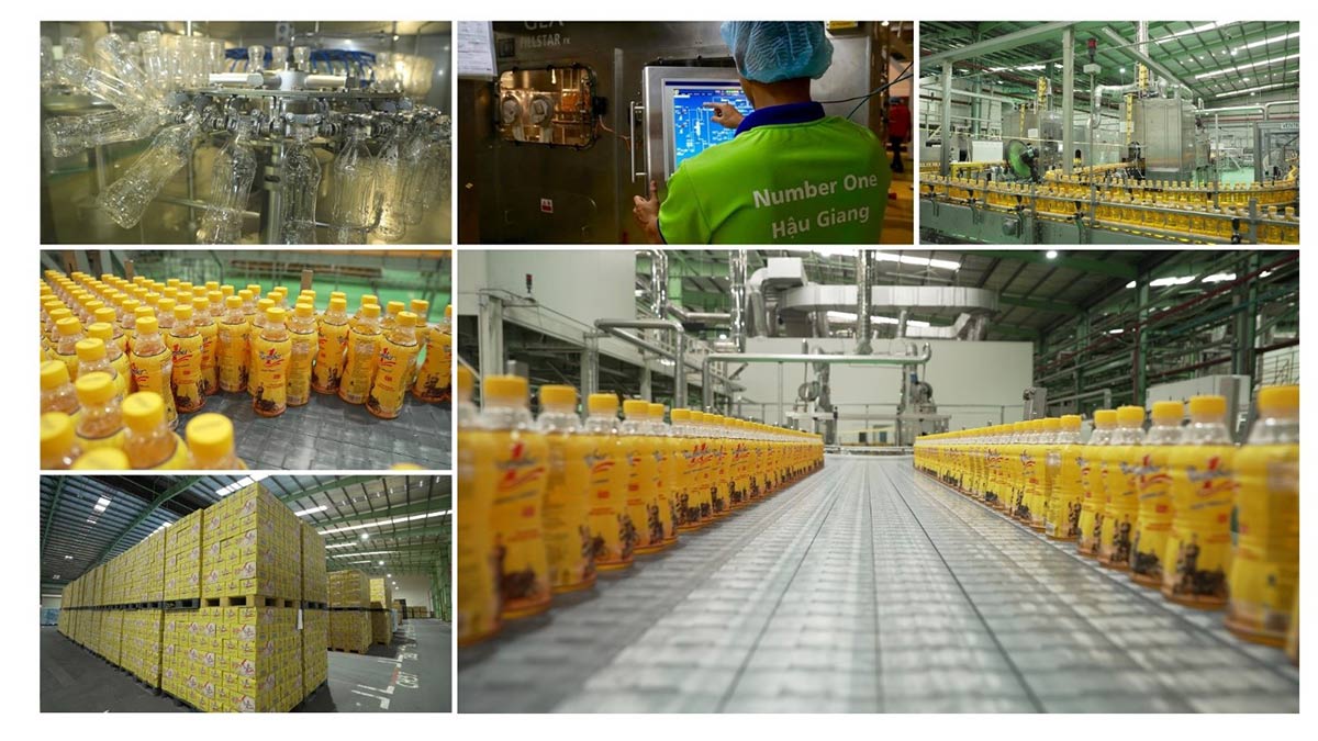 Cong nghe chiet lanh vo trung Aseptic – “cu chot tram trieu do” giup Number 1 tao nen san pham khong chat bao quan dau tien tai Viet Nam. Phia sau day chuyen hien dai ay la cam ket vi loi ich tron ven nguoi tieu dung va chat luong chuan quoc te. Anh: Tan Hiep Phat