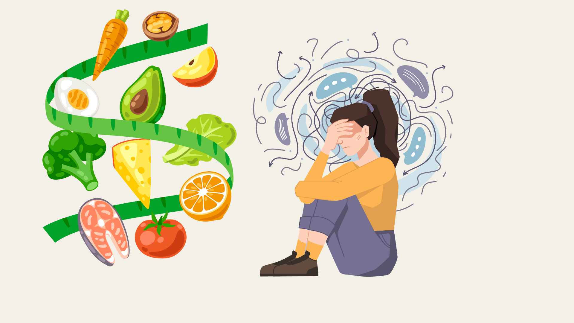 A reasonable diet can reduce the risk of depression, experts recommend. Graphic photo: Hoang Loc