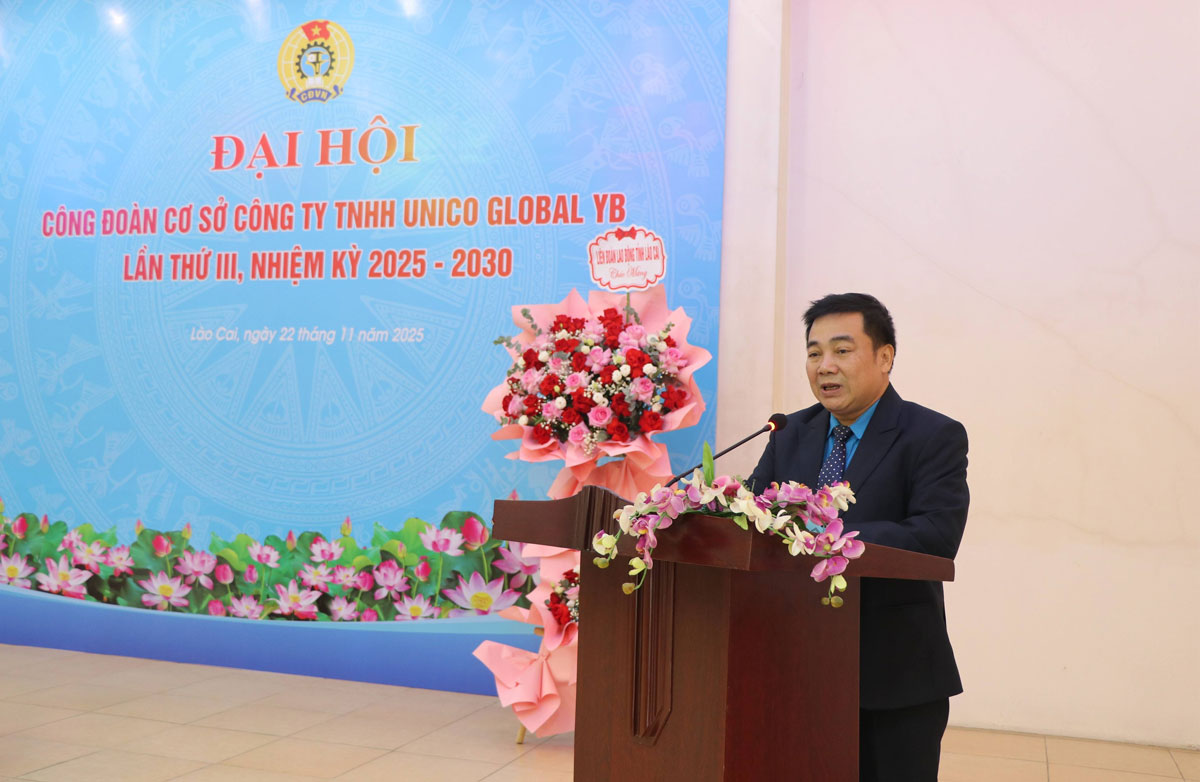 Ong Phan Huy Cuong – Pho Chu tich Lien doan Lao dong tinh Lao Cai. Anh: Manh Hung