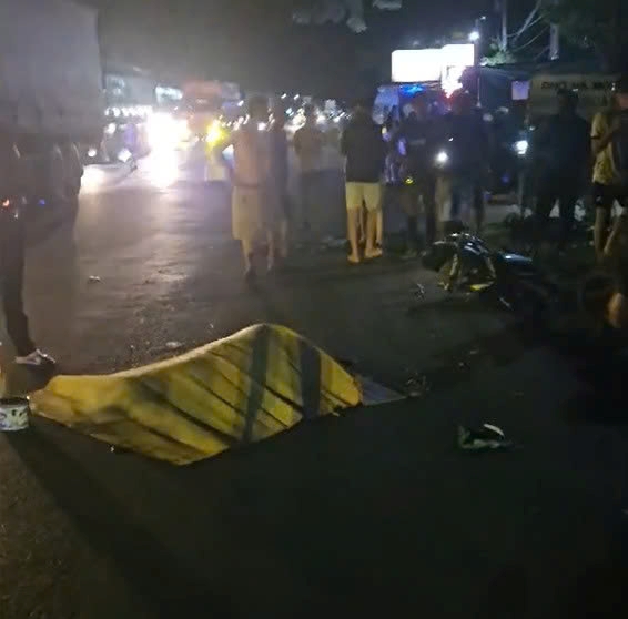 Hien truong vu tai nan. Anh ban doc cung cap