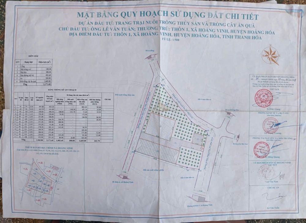 Mặt bằng quy hoạch 