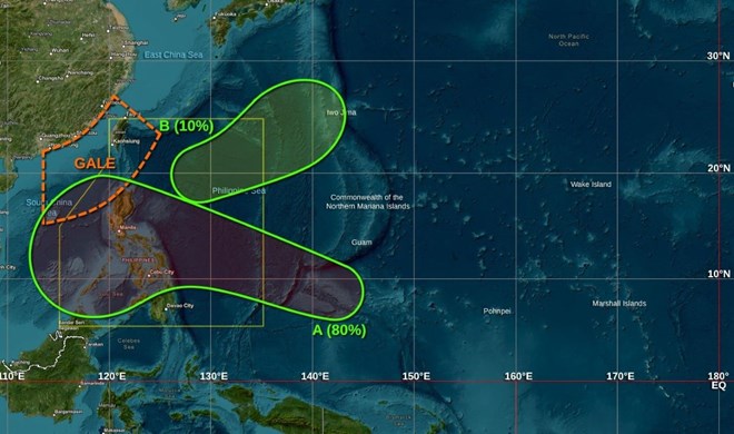 Cảnh báo bão số 15 tiềm năng có nguy cơ quét lại vùng tâm bão số 13
