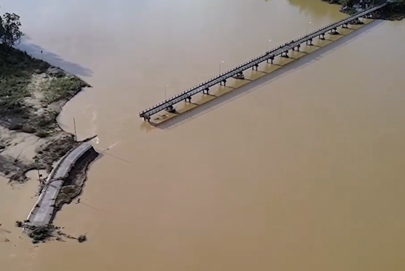 Sau dot mua lu cuoi thang 10 gay thiet hai nang ne, Da Nang kien nghi sua quy trinh van hanh lien ho chua Vu Gia - Thu Bon (Quy trinh 1865). Anh: Truong An