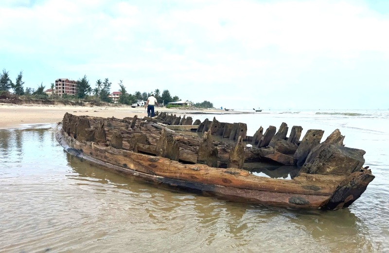 Chuyen gia danh gia viec khai quat tau co Hoi An la tien de xay dung bao tang tau thuyen dau tien cua Viet Nam. Anh: Quoc Viet