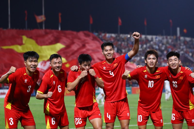 U22 Viet Nam dan hinh thanh bo khung cho SEA Games 33 thong qua cac dot tap huan trong nuoc va quoc te. Anh: VFF