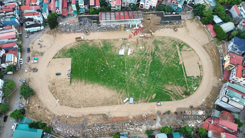 Canh pha do san van dong. Anh: Tan Van