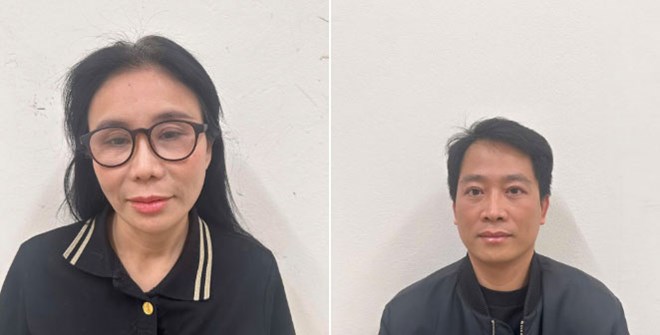 The owner of the Mailisa beauty salon and an accomplice. Photo: Ministry of Public Security